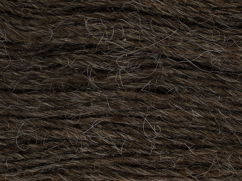 Gothfarm Yarn's Navajo-Churro yarn in walnut brown